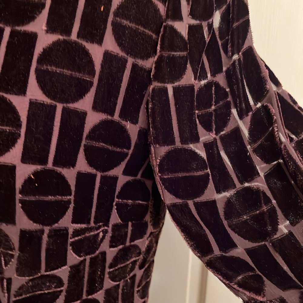 Vintage custom-made Velvet Silk suit haute couture, Dallas/Boston designer Milo